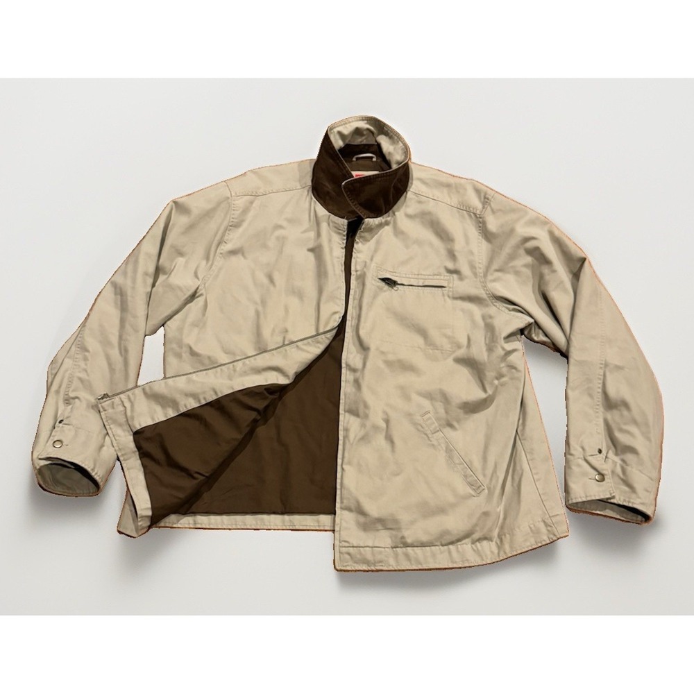 Vintage Mossimo Canvas Work Jacket 2XL Corduroy Collar Detroit Carhartt Skate